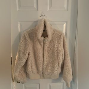 Zara soft teddy fur plush jacket